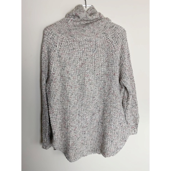 Free People Dylan Tweedy Cowl Neck Sweater Size Medium - Picture 5 of 6